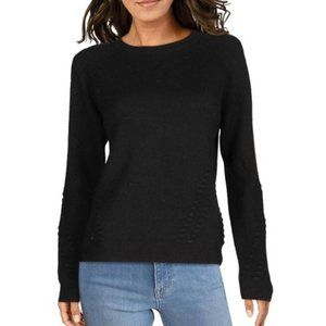 NANETTE LEPORE Textured Pullover Crewneck Sweater Top
